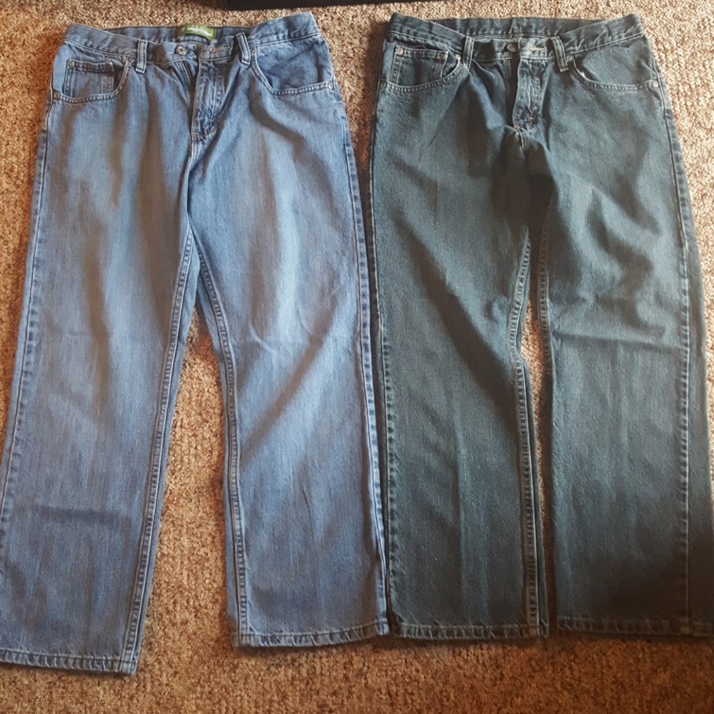 Boys 16 husky Lee jeans 2 pair